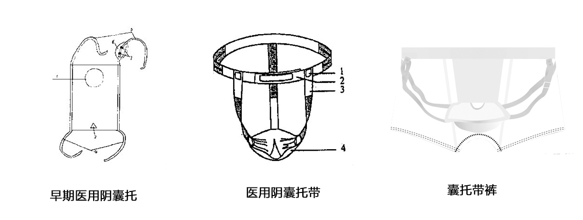 传统阴囊托带